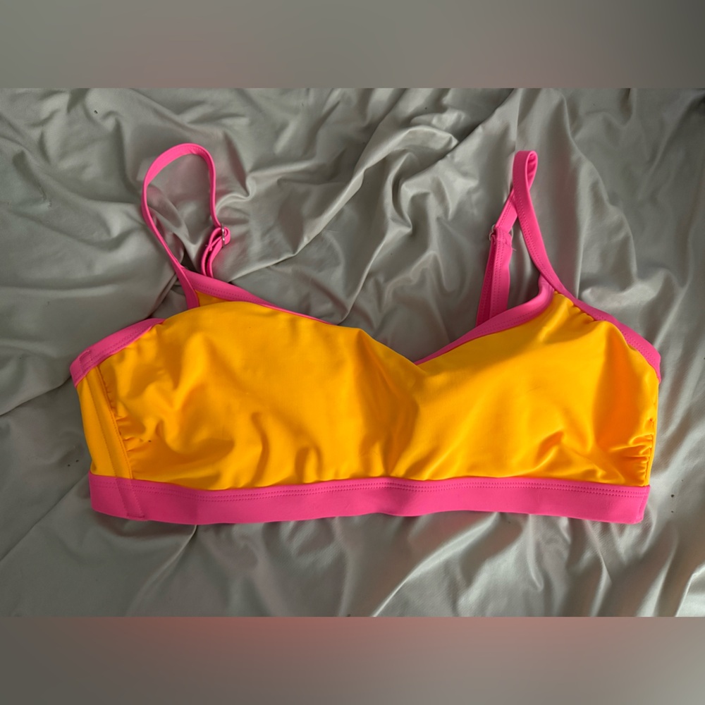 Wild Fable Orange and Pink Bikini Top